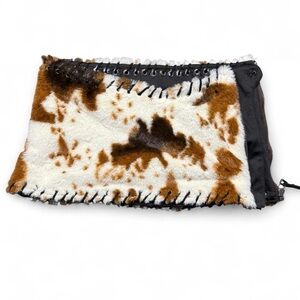 Jaded London Black Faux Fur Mini Skirt